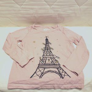 Pink Eiffel Tower with lights shirt